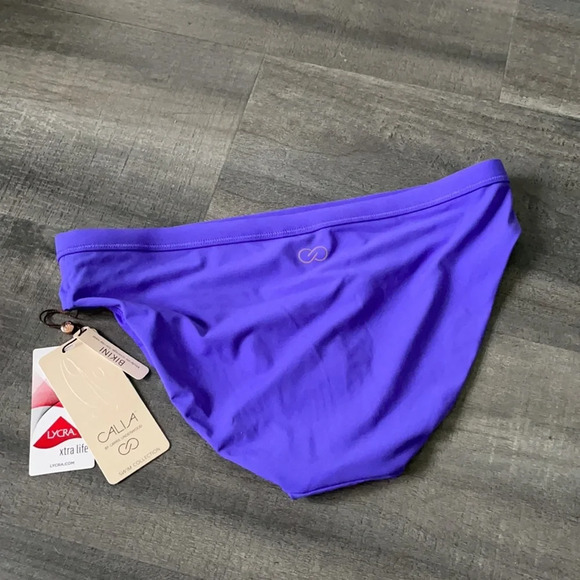 Calia Swim Bikini Bottoms Blue Violet NEW - Picture 5 of 5